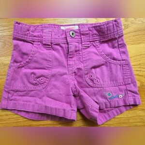 OshKosh Girls Pink Embroidered Shorts